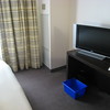 DaveLA > Flat screen TV in my room (although I never turned it on) and a recycling bin.  I would spot a couple more recycling bins on my trip, apparently Montreal is way into recycling.